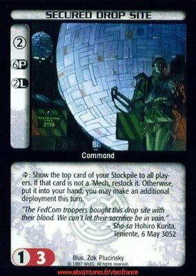 Secured Drop Site [Counterstrike] ENG - BattleTech TCG