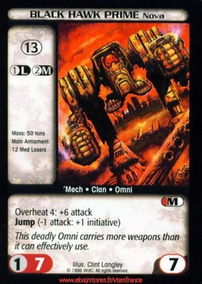 Black Hawk (Prime Nova) [Limited] ENG - BattleTech TCG