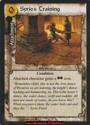 Syrio's Training #58 [Westeros Edition] ENG - A Game of Thrones CCG