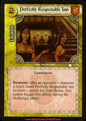 Perfectly Resectable Inn #29 [Tourney of Swords] ENG - A Game of Thrones CCG