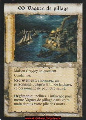 Vagues de pillage U174 [Winter Edition] FR - A Game of Thrones CCG