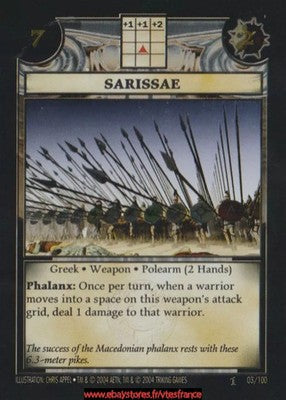 Sarissae 3@100 [Set #1] ENG - Anachronism TCG