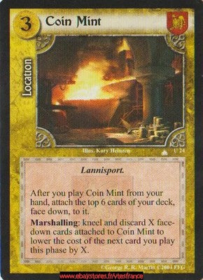 Coin Mint #24 [Crown of Suns] ENG - A Game of Thrones CCG