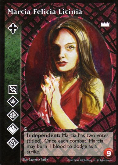 Marcia Felicia Licinia [LotN set] - VTES CCG