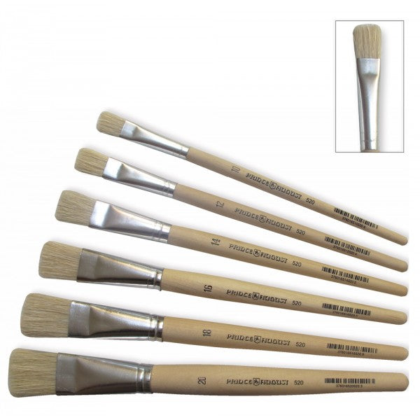 Prince August - Brosse plate soie de porc N°10