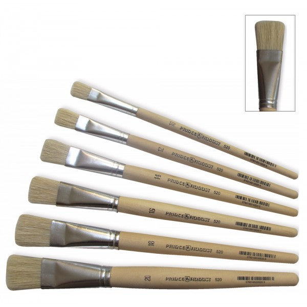 Prince August - Brosse plate soie de porc N°20