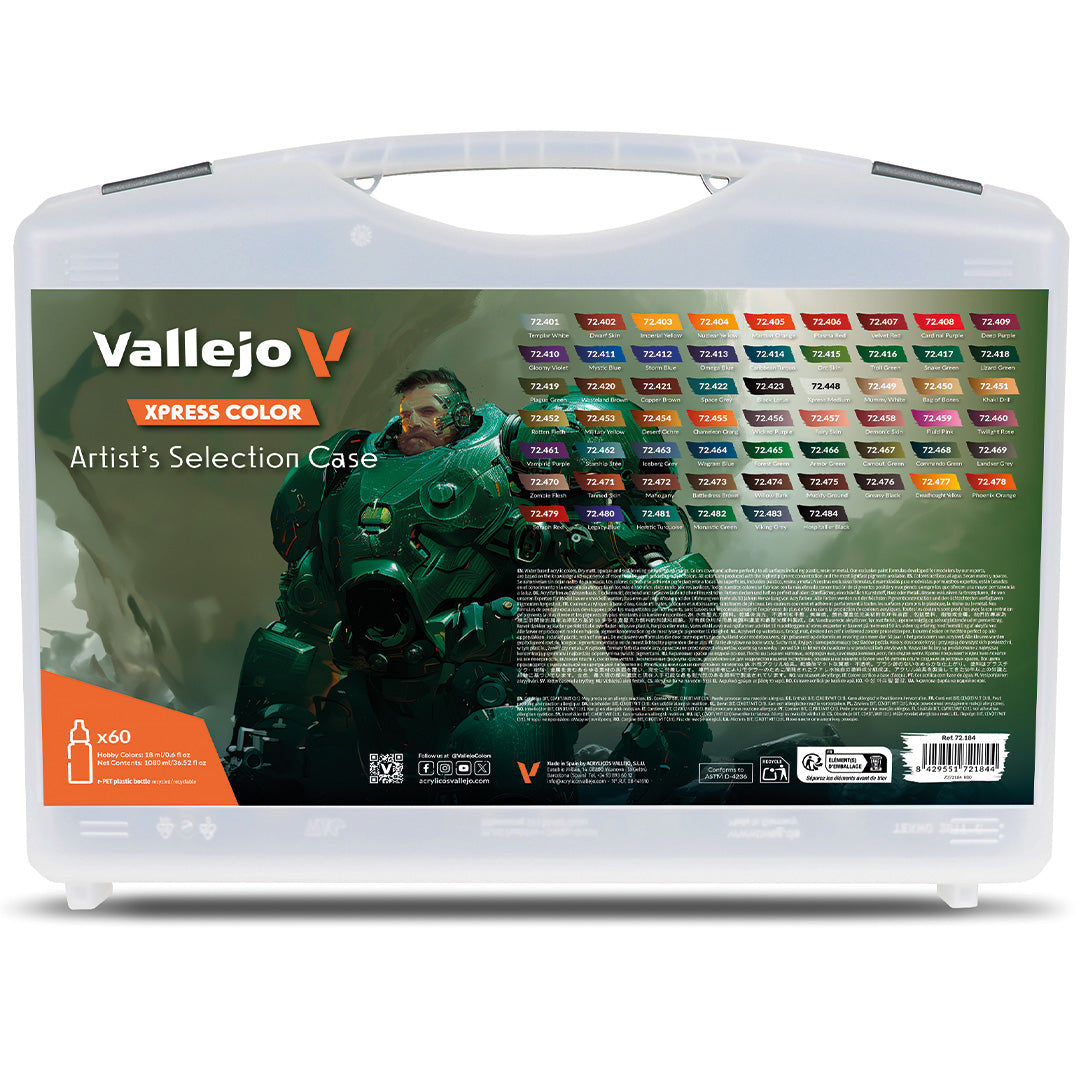 Vallejo - Mallette 60 teintes Xpress Color