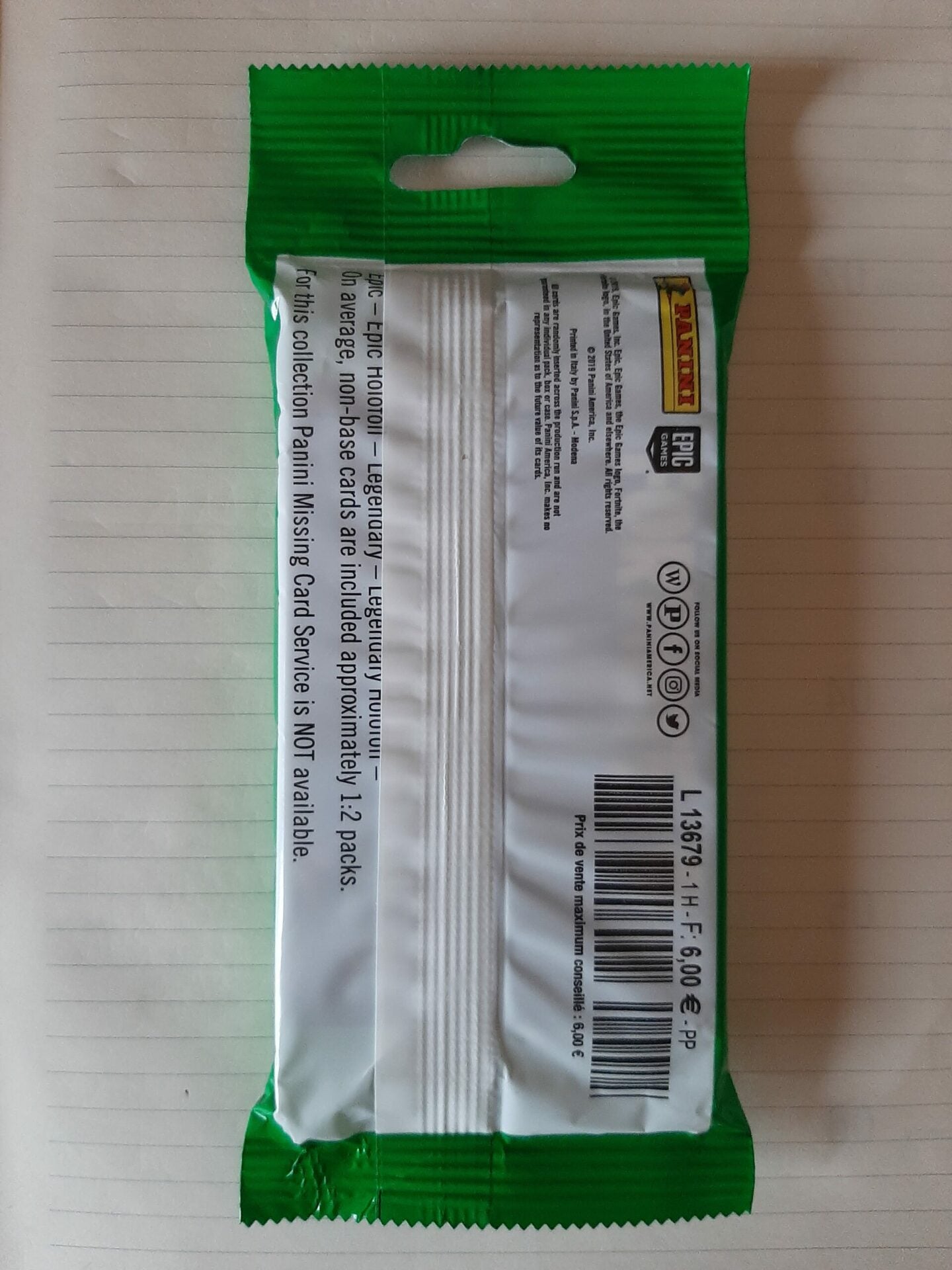 Booster FATPACK Fortnite série 1 Panini