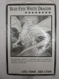 Carte jumbo Blue-Eyes White Dragon EN