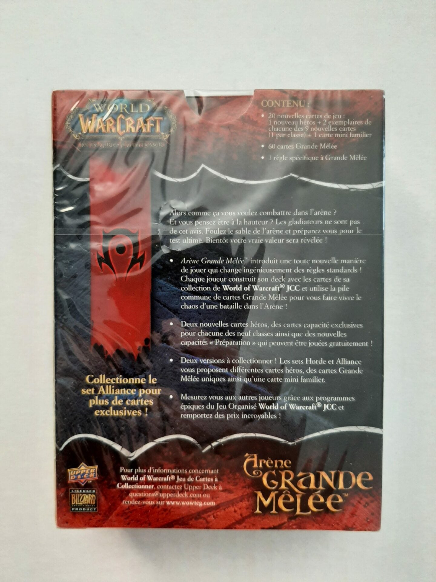 Set Horde de l'Arène Grande Mêlée - WoW TCG neuf en français