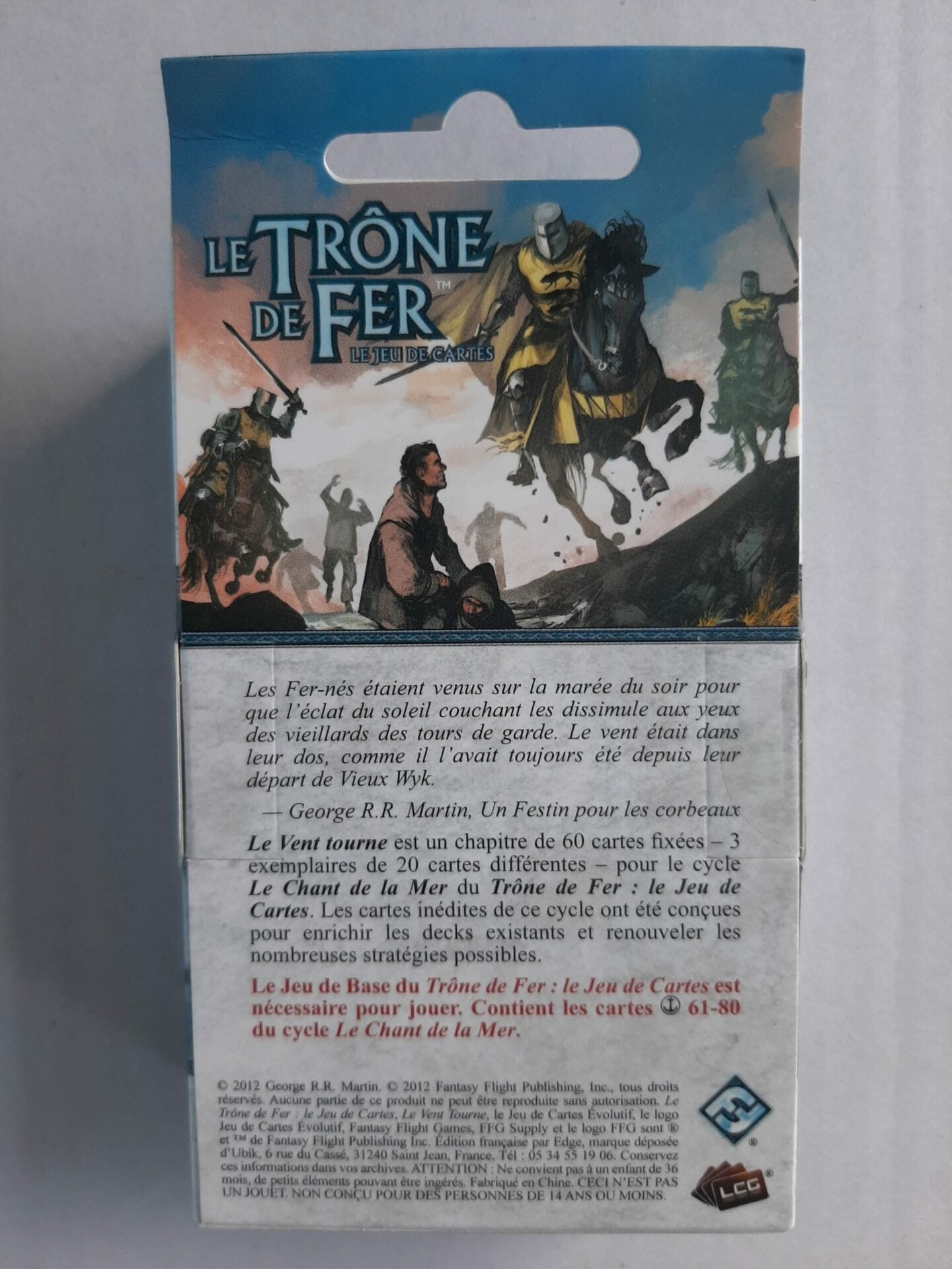 Chapitre "Le Vent Tourne" Le Trône de Fer JCE, neuf en français