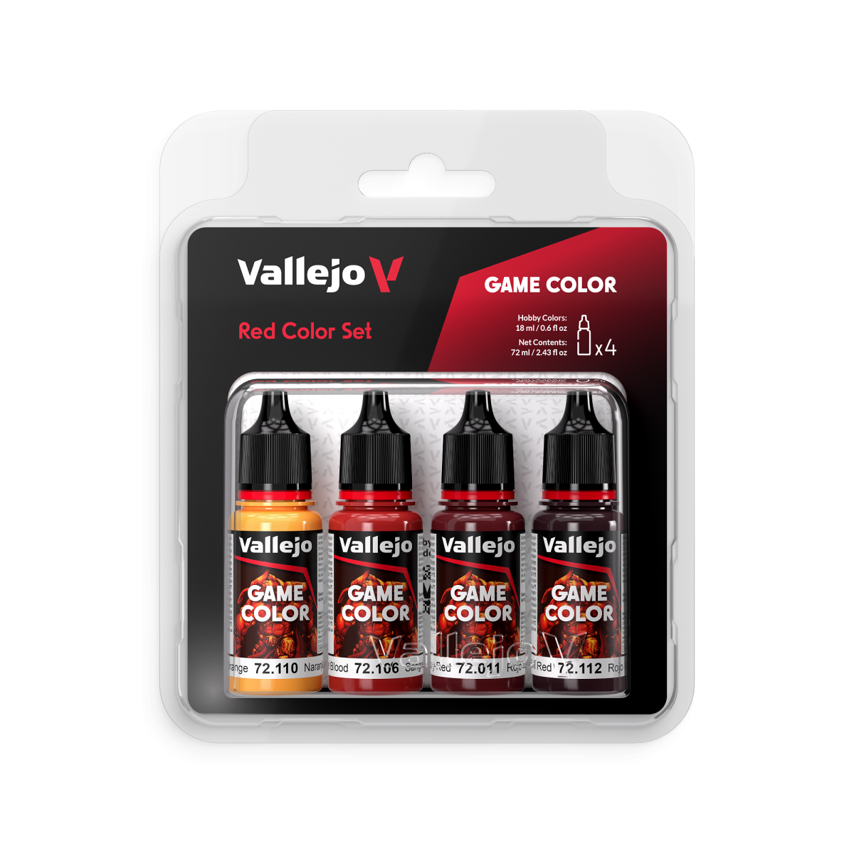 Vallejo - Color Set Rouge