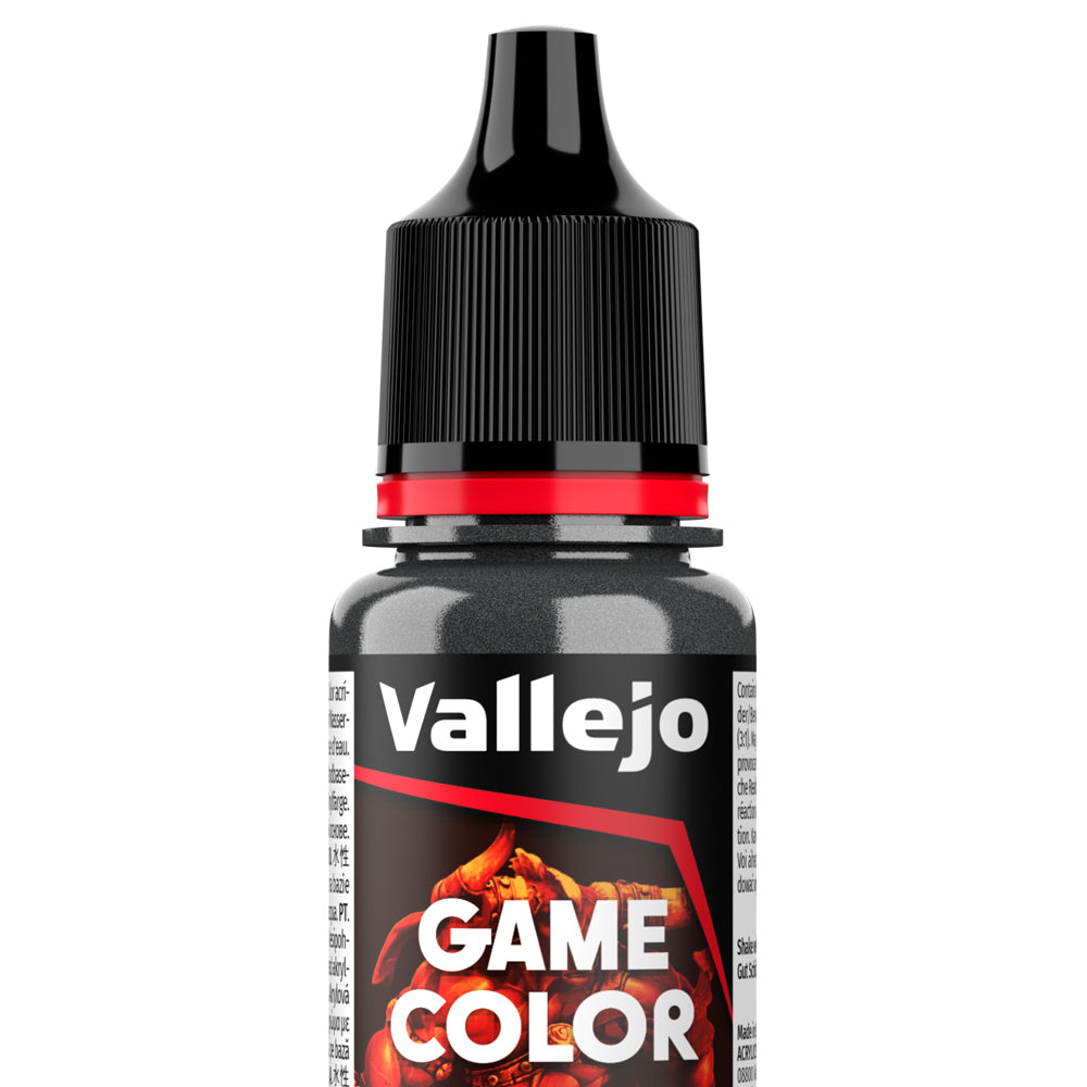 Peinture acrylique Vallejo Game Color - flacon 18 ml - Metal - Argent Cotte de Mailles - Chainmail