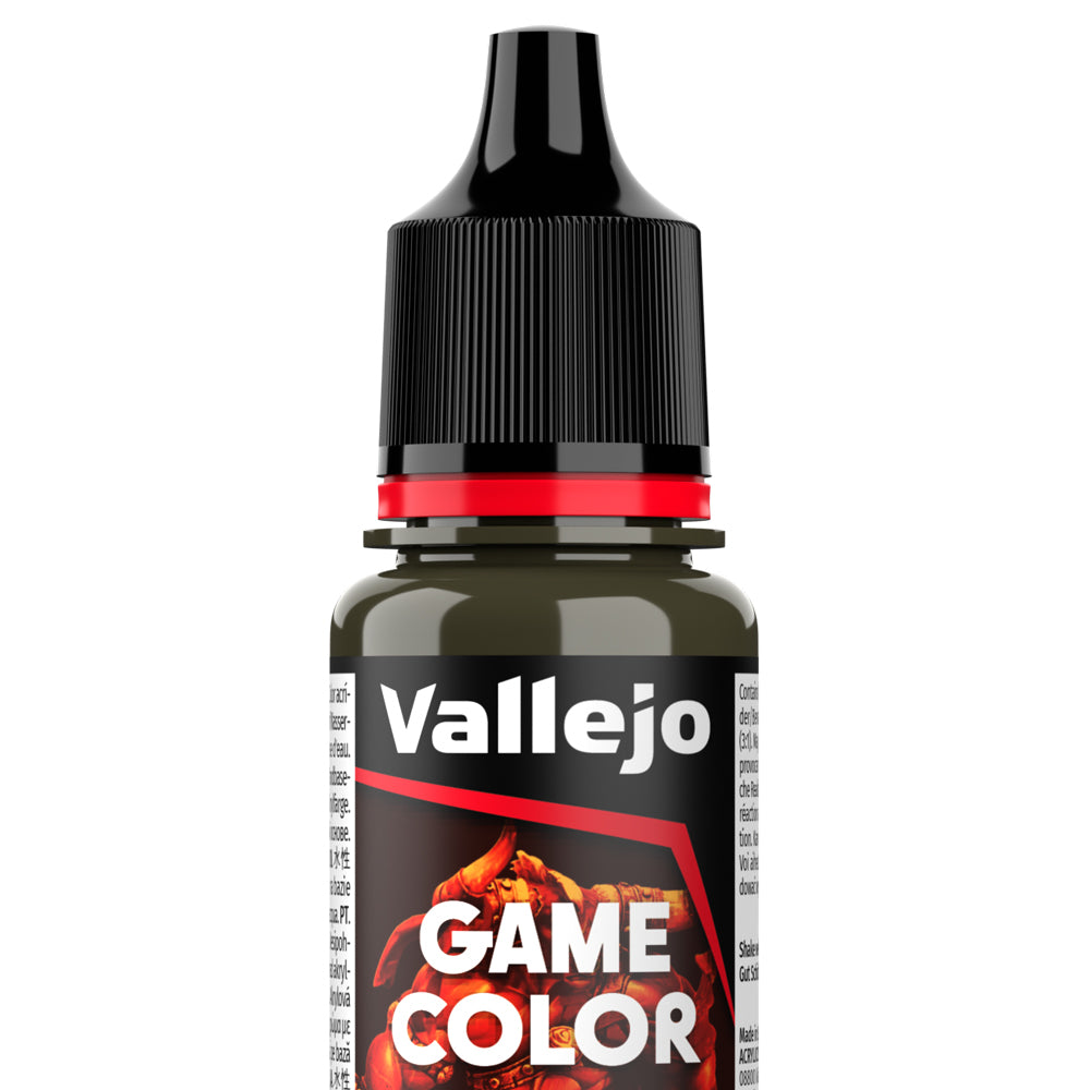 Peinture acrylique Vallejo Game Color - flacon 18 ml - Vert Caïman - Cayman Green