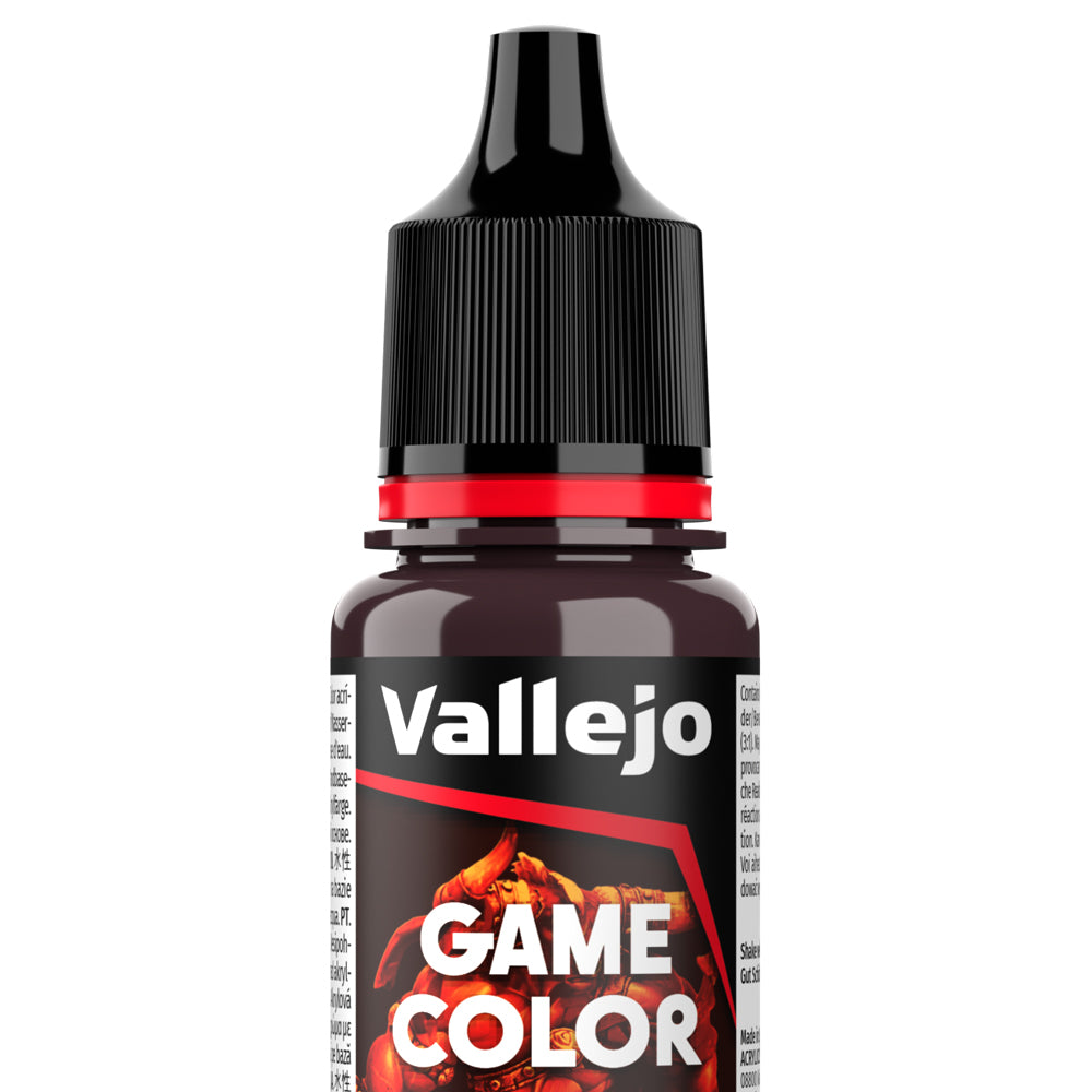 Peinture acrylique Vallejo Game Color - flacon 18 ml - Rouge Maléfique - Evil Red