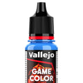 Peinture acrylique Vallejo Game Color - flacon 18 ml - Bleu Fluo - Fluorescent Blue