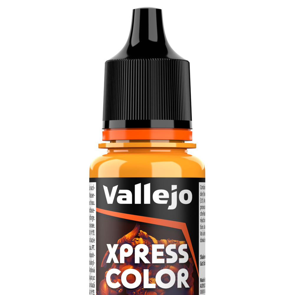 Peinture acrylique Vallejo Xpress Color - flacon 18 ml - Jaune Impérial - Imperial Yellow
