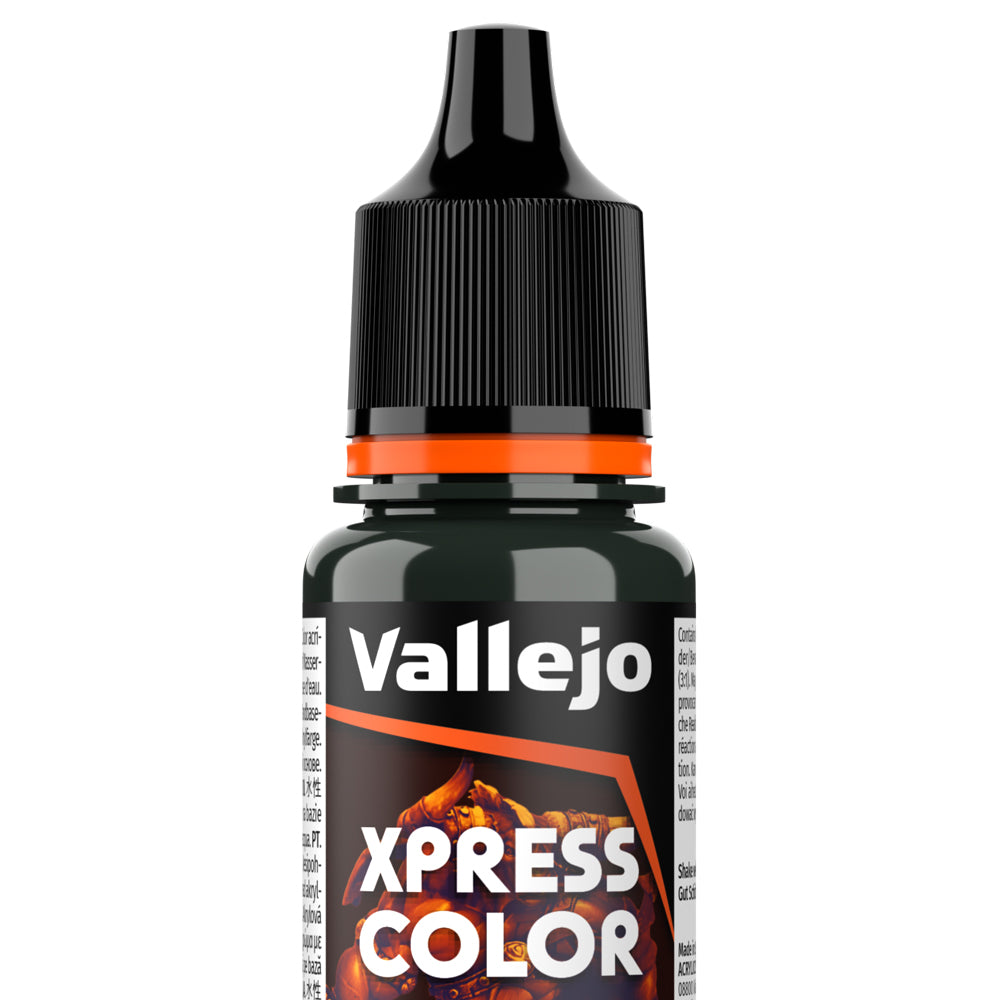 Peinture acrylique Vallejo Xpress Color - flacon 18 ml - Vert Lézard - Lizard Green