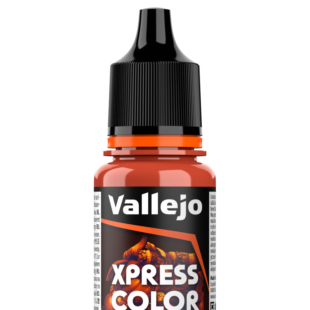 Peinture acrylique Vallejo Xpress Color - flacon 18 ml - Orange Caméléon - Chameleon Orange