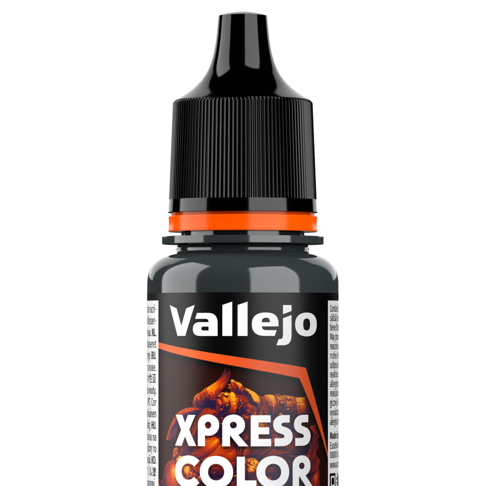 Peinture acrylique Vallejo Xpress Color - flacon 18 ml - Acier Stellaire - Starship Steel