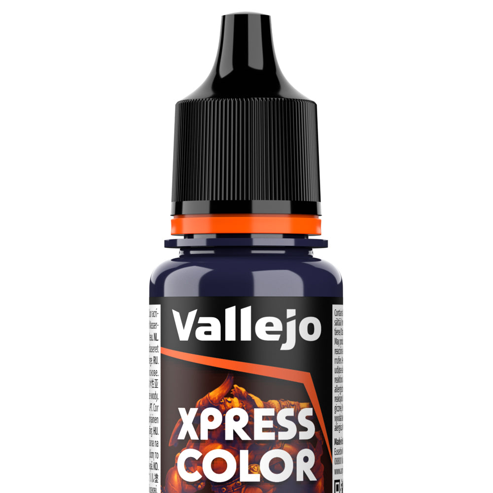 Peinture acrylique Vallejo Xpress Color - flacon 18 ml - Xpress Color Intense - Bleu Héritage - Legacy Blue