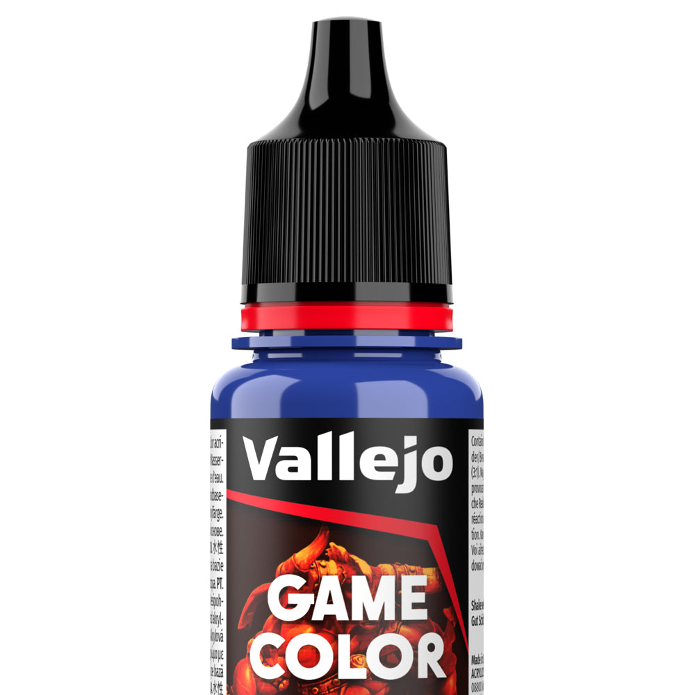 Peinture acrylique Prince August Game Color - flacon 18 ml - Wash Bleu - Blue