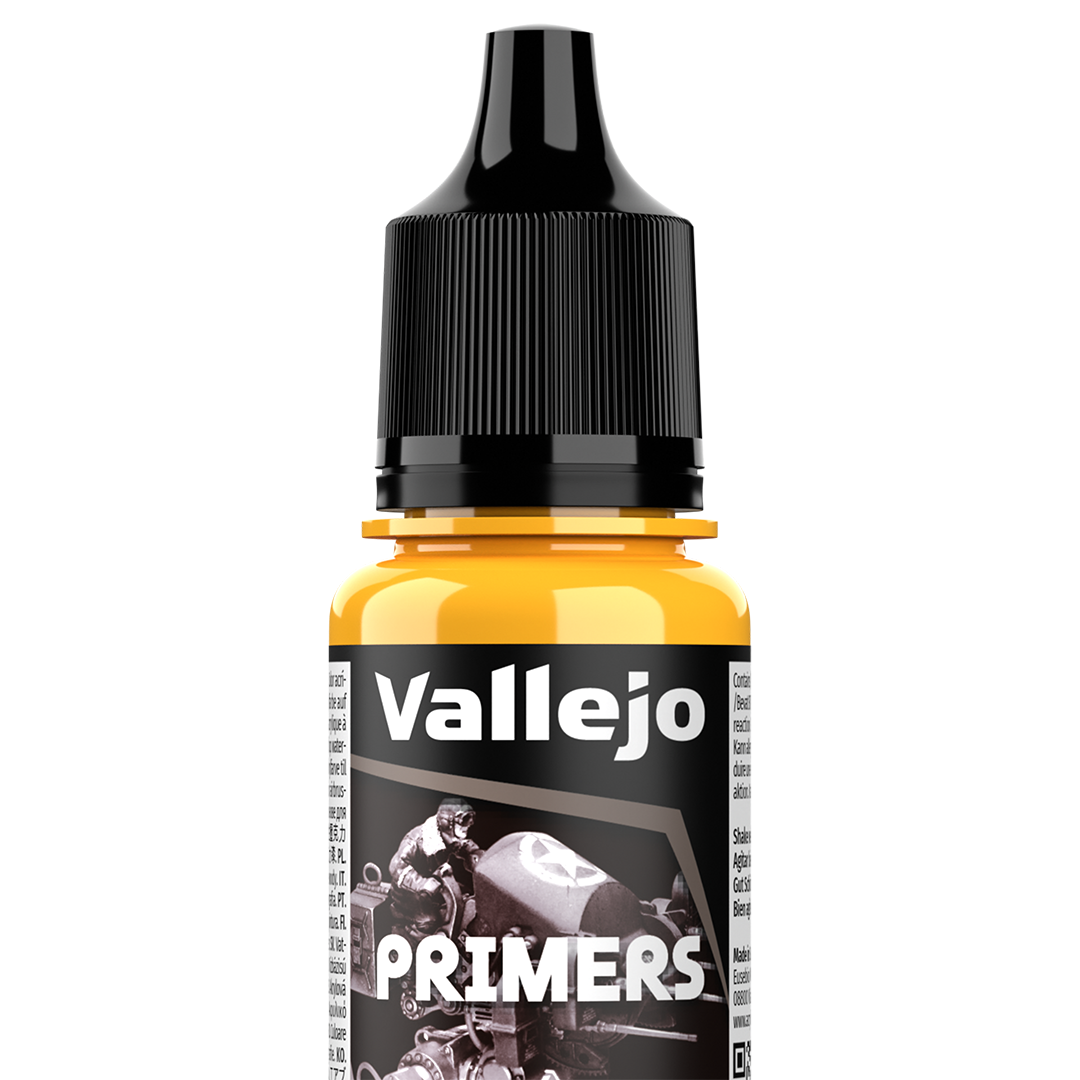 Apprêt Prince August Surface Primer - flacon 18 ml - Base Jaune Solaire - Primer Sun Yellow
