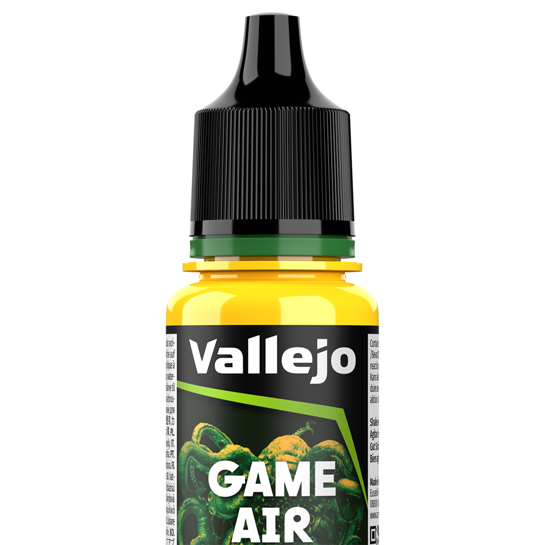 Peinture acrylique Prince August Game Air - flacon 18 ml - Jaune Lunaire - Moon Yellow