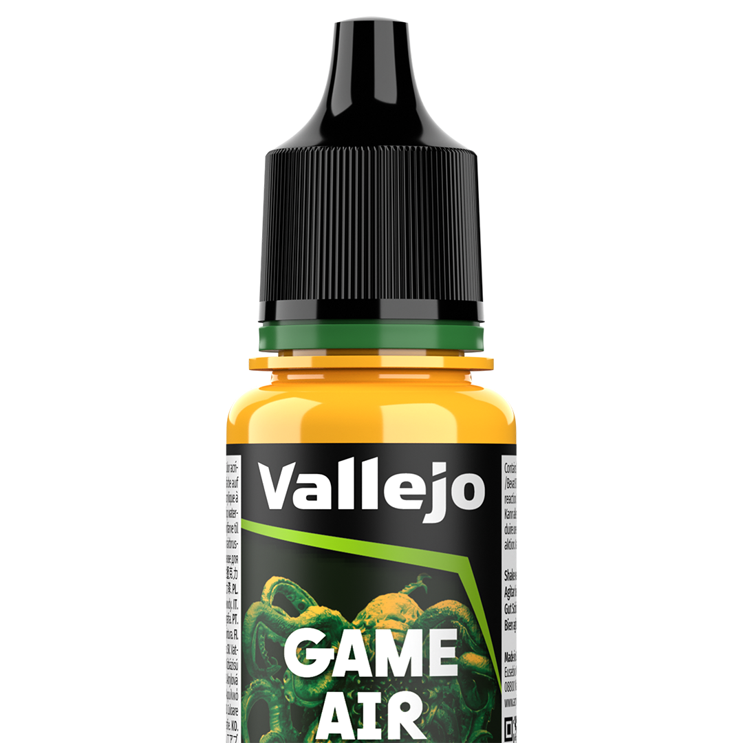 Peinture acrylique Prince August Game Air - flacon 18 ml - Jaune Solaire - Sun Yellow