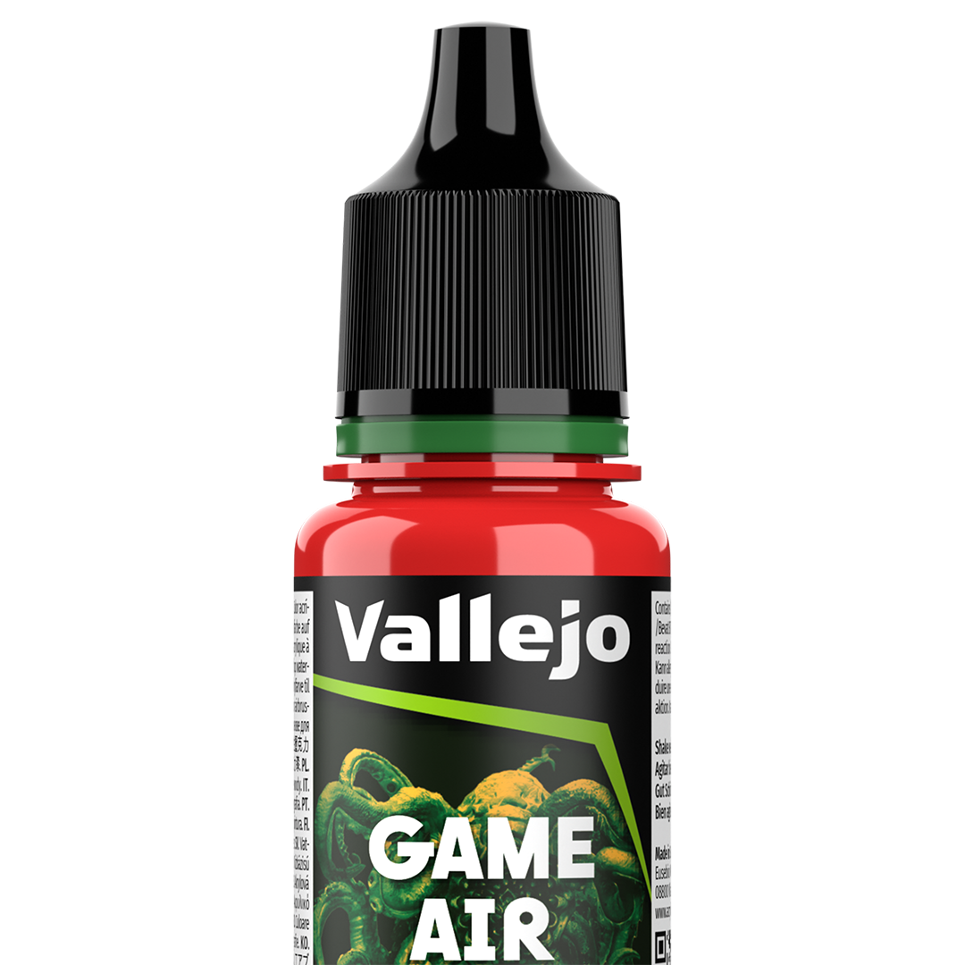 Peinture acrylique Prince August Game Air - flacon 18 ml - Rouge Sang - Bloody Red