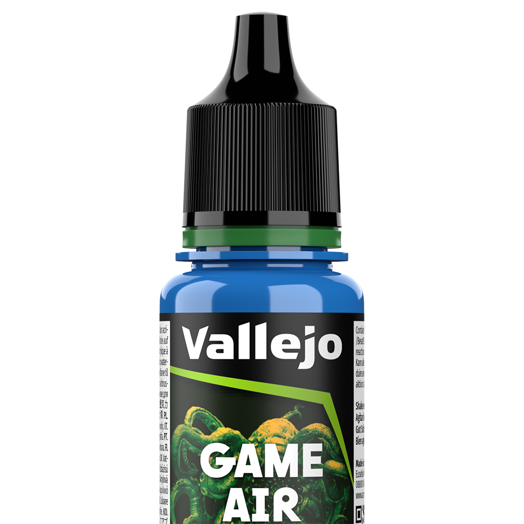 Peinture acrylique Prince August Game Air - flacon 18 ml - Bleu Magique - Magic Blue