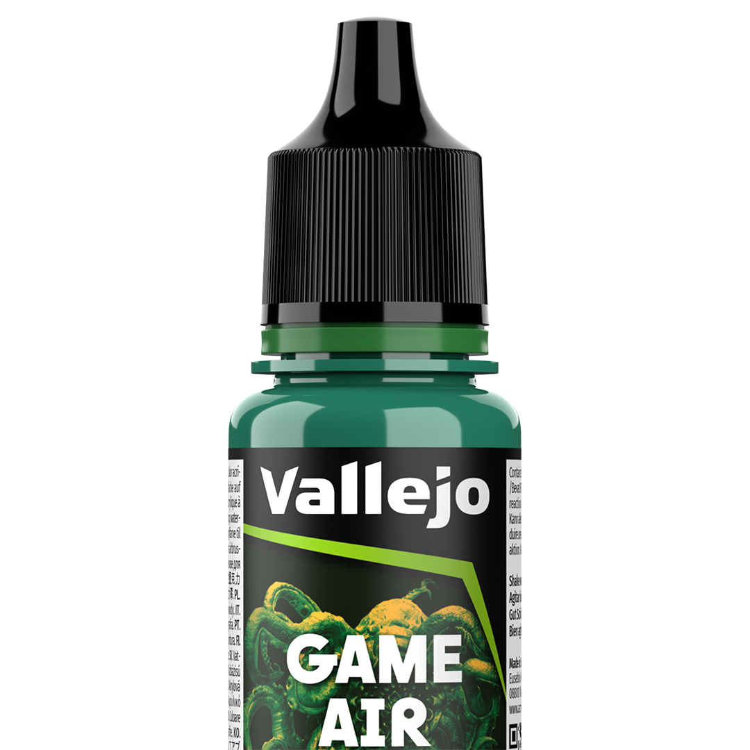 Peinture acrylique Prince August Game Air - flacon 18 ml - Vert Jade - Jade Green