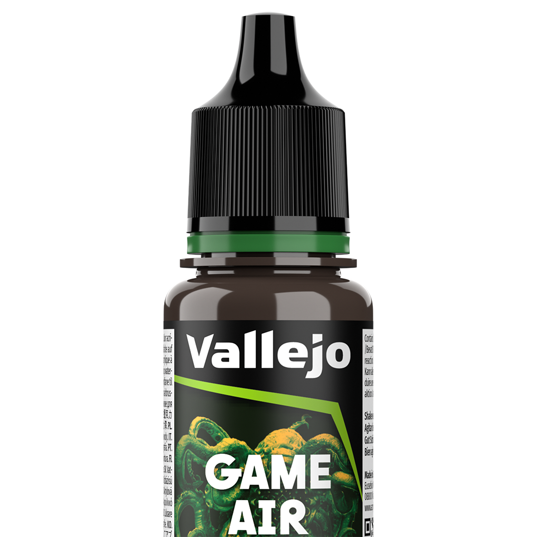 Peinture acrylique Prince August Game Air - flacon 18 ml - Brun Carbonisé - Charred Brown