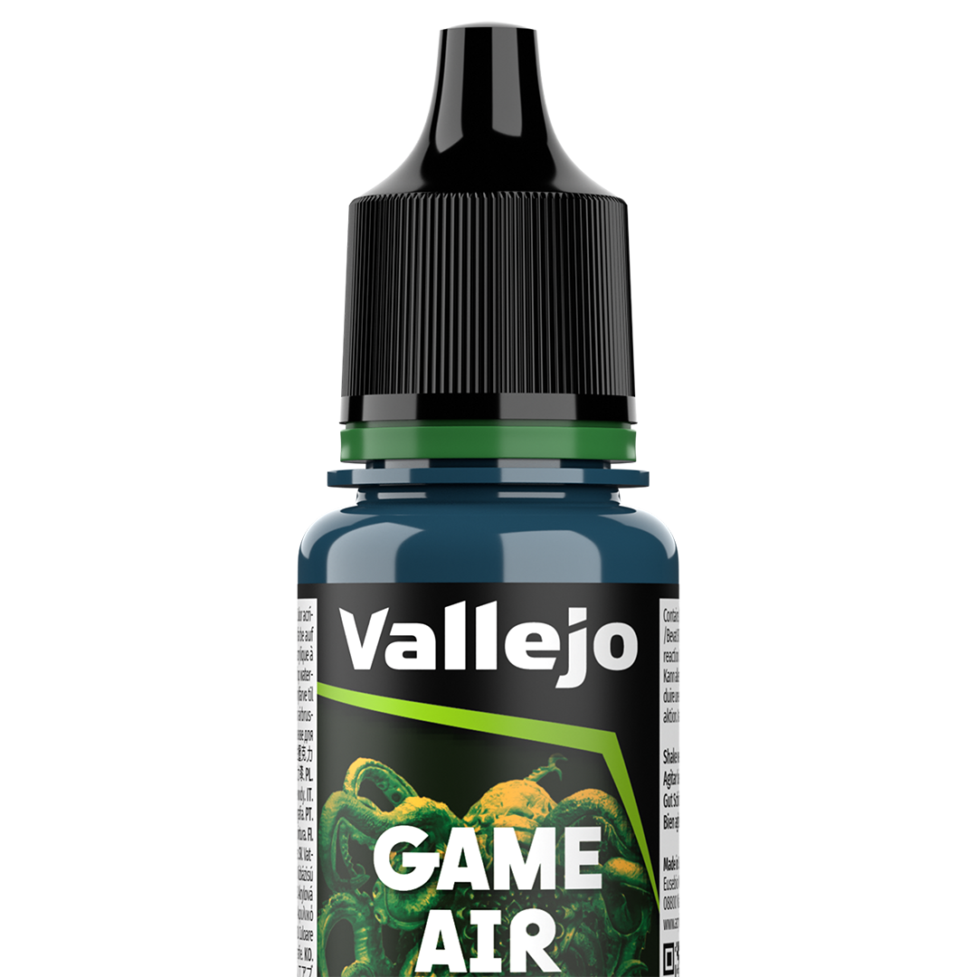 Peinture acrylique Prince August Game Air - flacon 18 ml - Turquoise Abyssal - Abyssal Turquoise