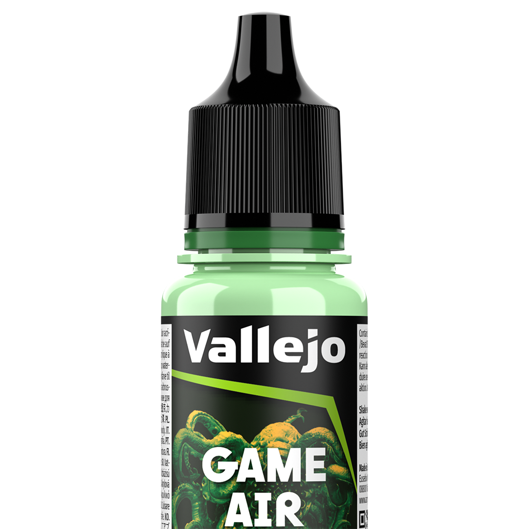 Peinture acrylique Prince August Game Air - flacon 18 ml - Vert Fantôme - Ghost Green