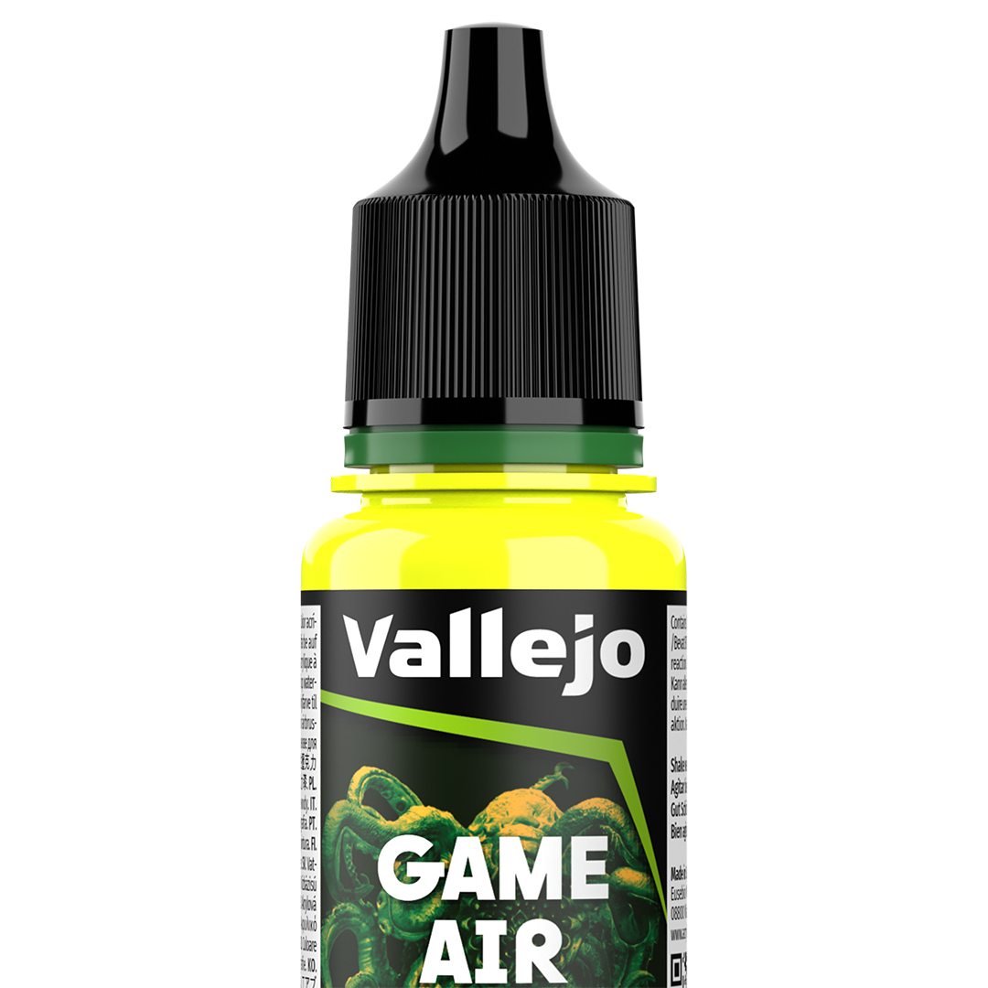 Peinture acrylique Prince August Game Air - flacon 18 ml - Vert Bile - Bile Green