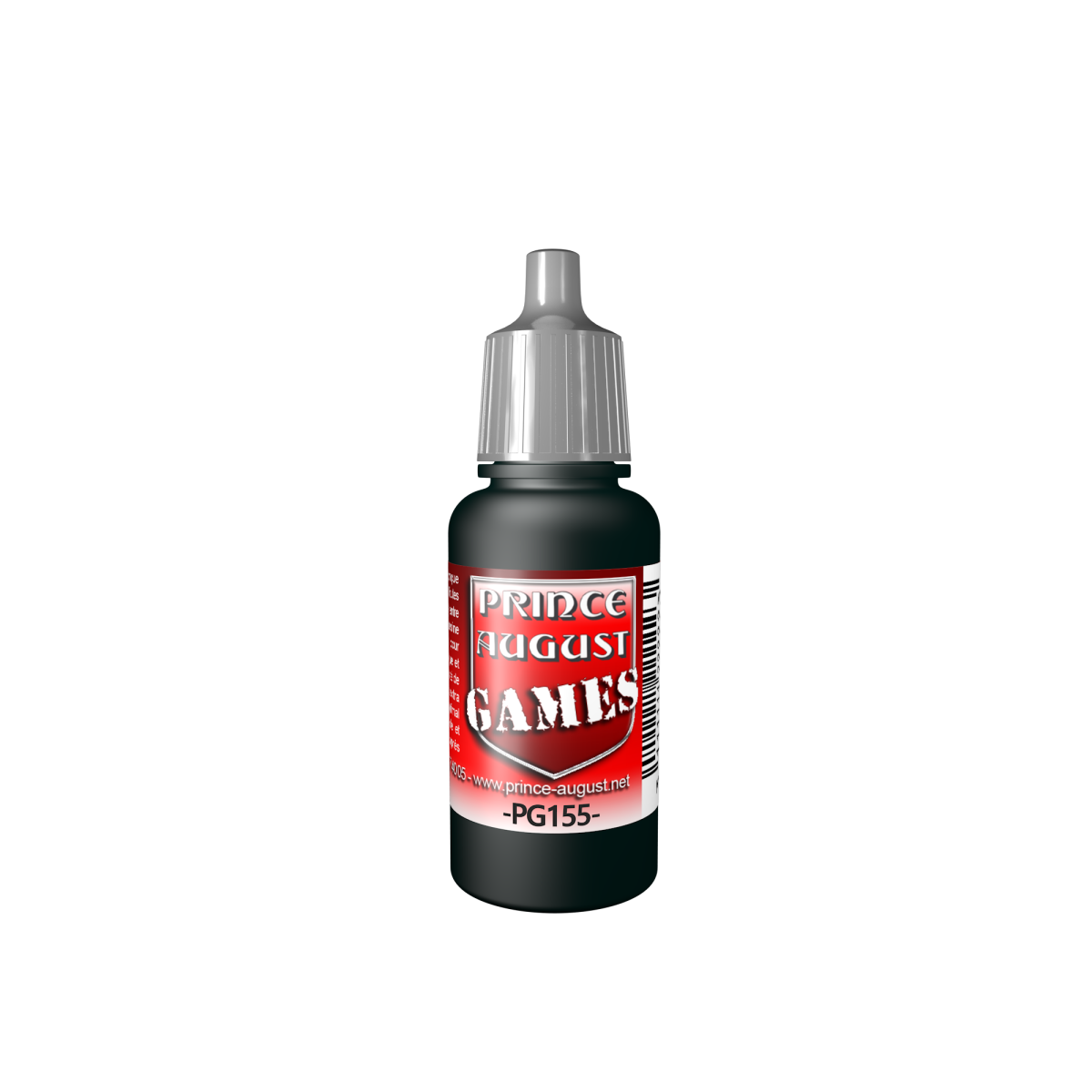 Peinture acrylique Vallejo Game Color - flacon 18 ml - Extra Opaque Gris Charbon