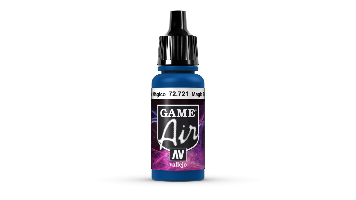 Peinture acrylique Prince August Game Air - flacon 18 ml - Bleu Magique