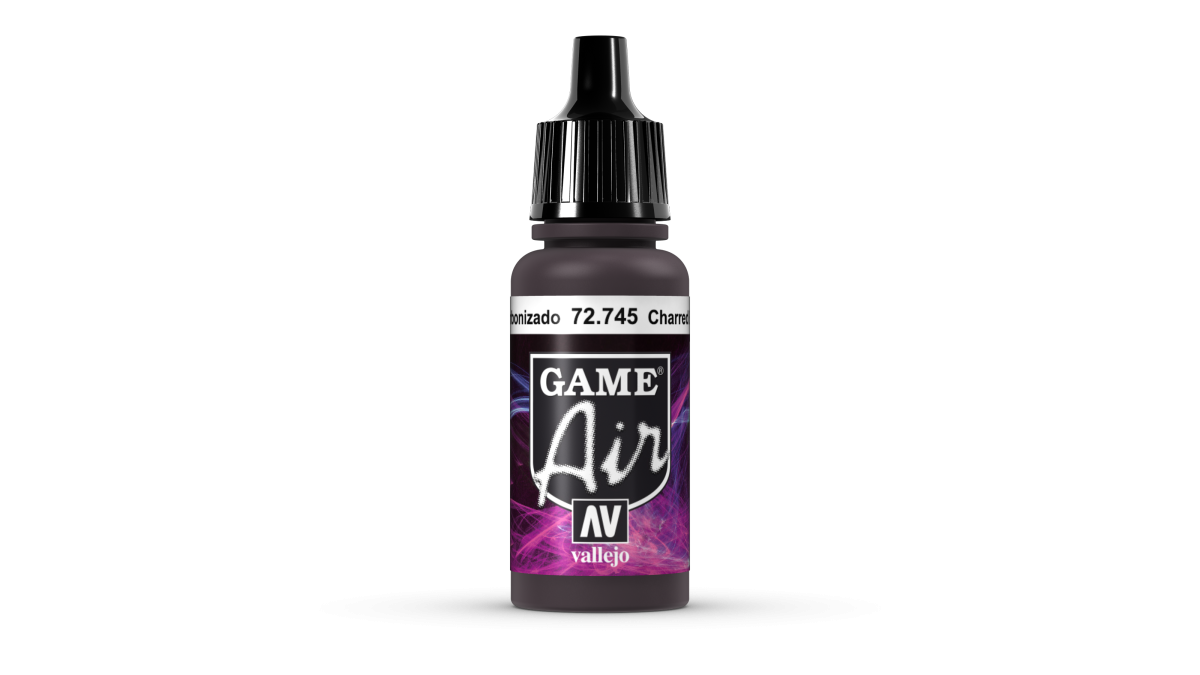 Peinture acrylique Prince August Game Air - flacon 18 ml - Brun Carbonisé