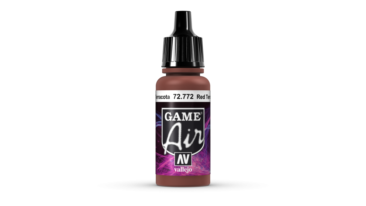 Peinture acrylique Prince August Game Air - flacon 18 ml - Rouge Terracotta