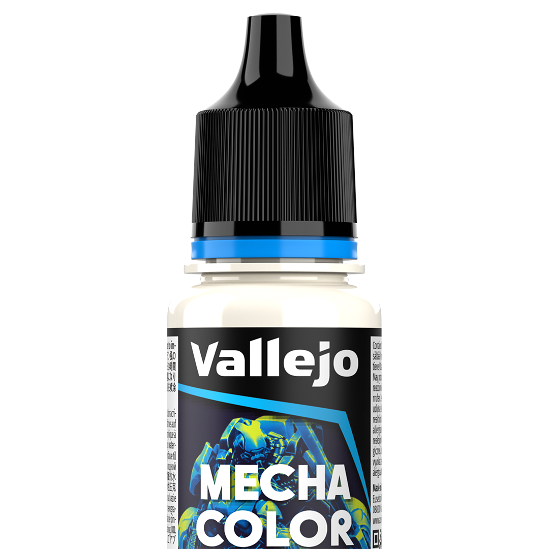 Peinture acrylique Prince August Mecha Color - flacon 18 ml - Blanc Gris