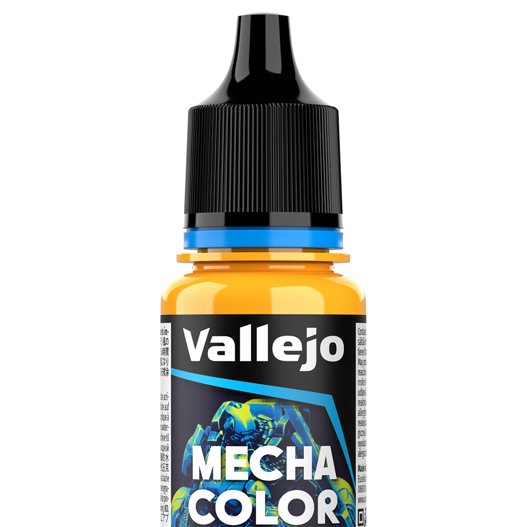 Peinture acrylique Prince August Mecha Color - flacon 18 ml - Jaune