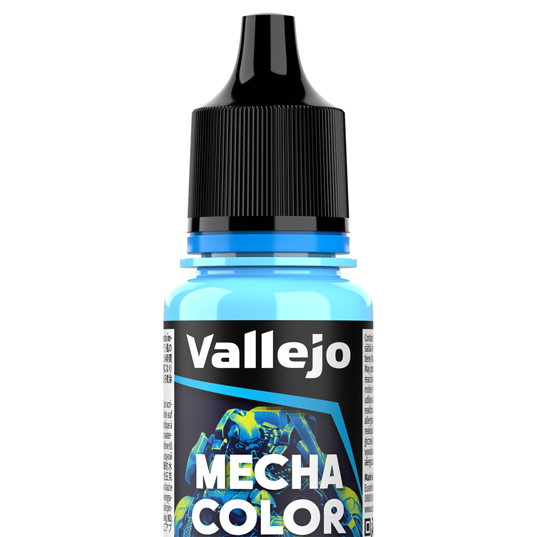 Peinture acrylique Prince August Mecha Color - flacon 18 ml - Bleu ciel