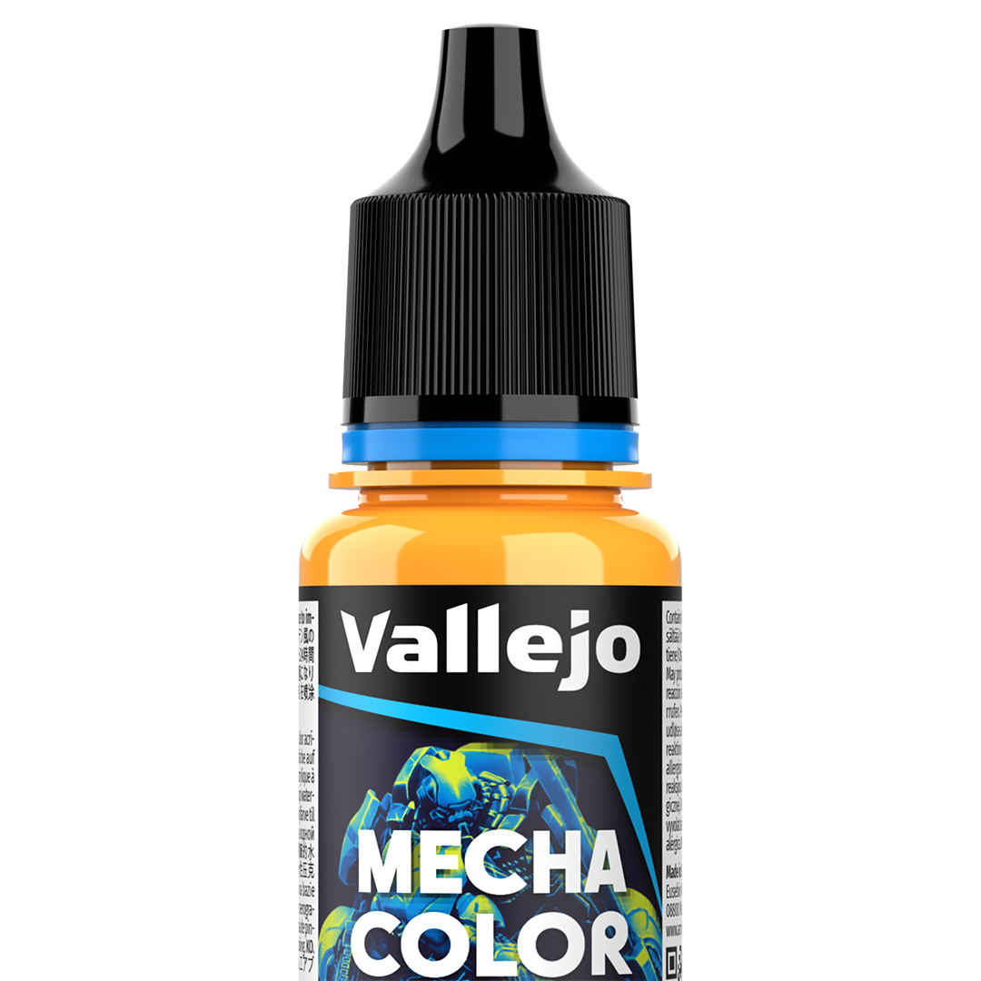 Peinture acrylique Prince August Mecha Color - flacon 18 ml - Ocre jaune
