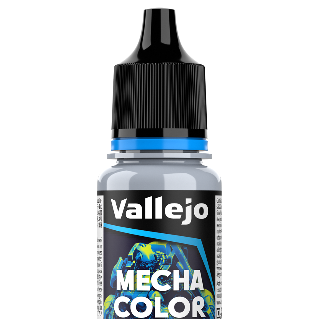 Peinture acrylique Prince August Mecha Color - flacon 18 ml - Gris clair