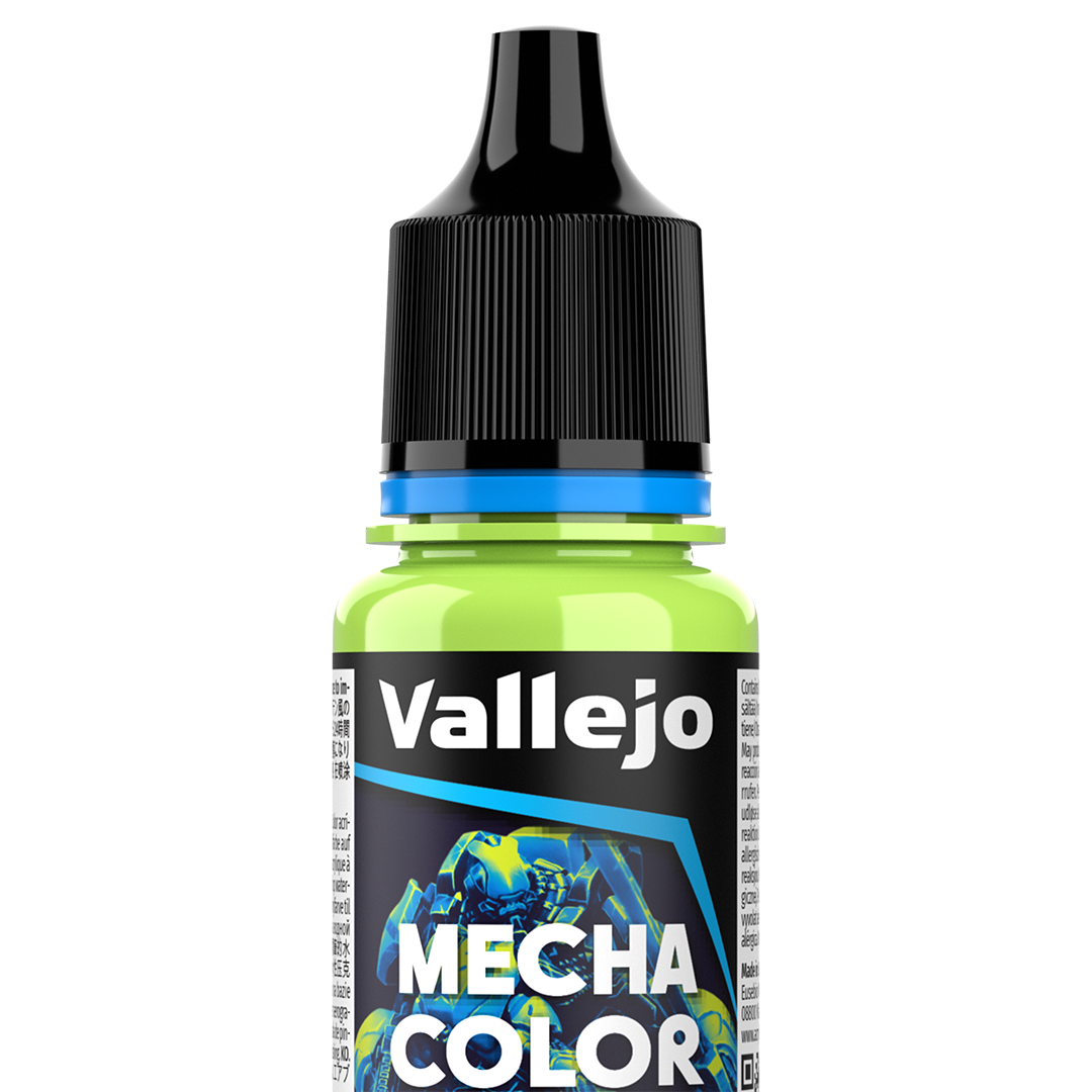 Peinture acrylique Prince August Mecha Color - flacon 18 ml - Vert fluorescent