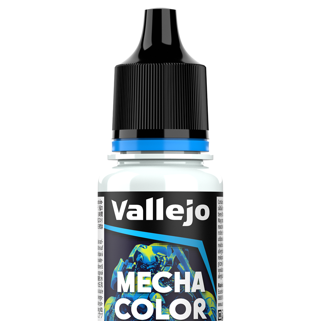 Peinture acrylique Prince August Mecha Color - flacon 18 ml - Acier clair