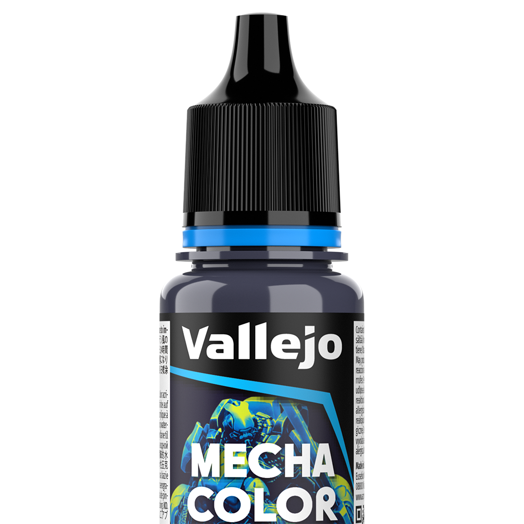 Peinture acrylique Prince August Mecha Color - flacon 18 ml - Bleu métallique