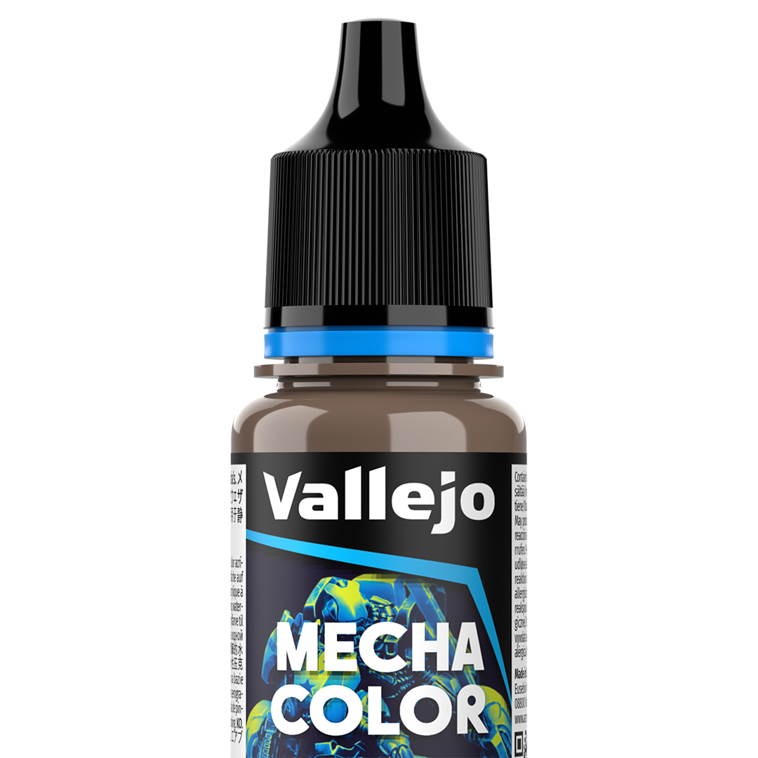 Peinture acrylique Prince August Mecha Color - flacon 18 ml - Wash terre graissée