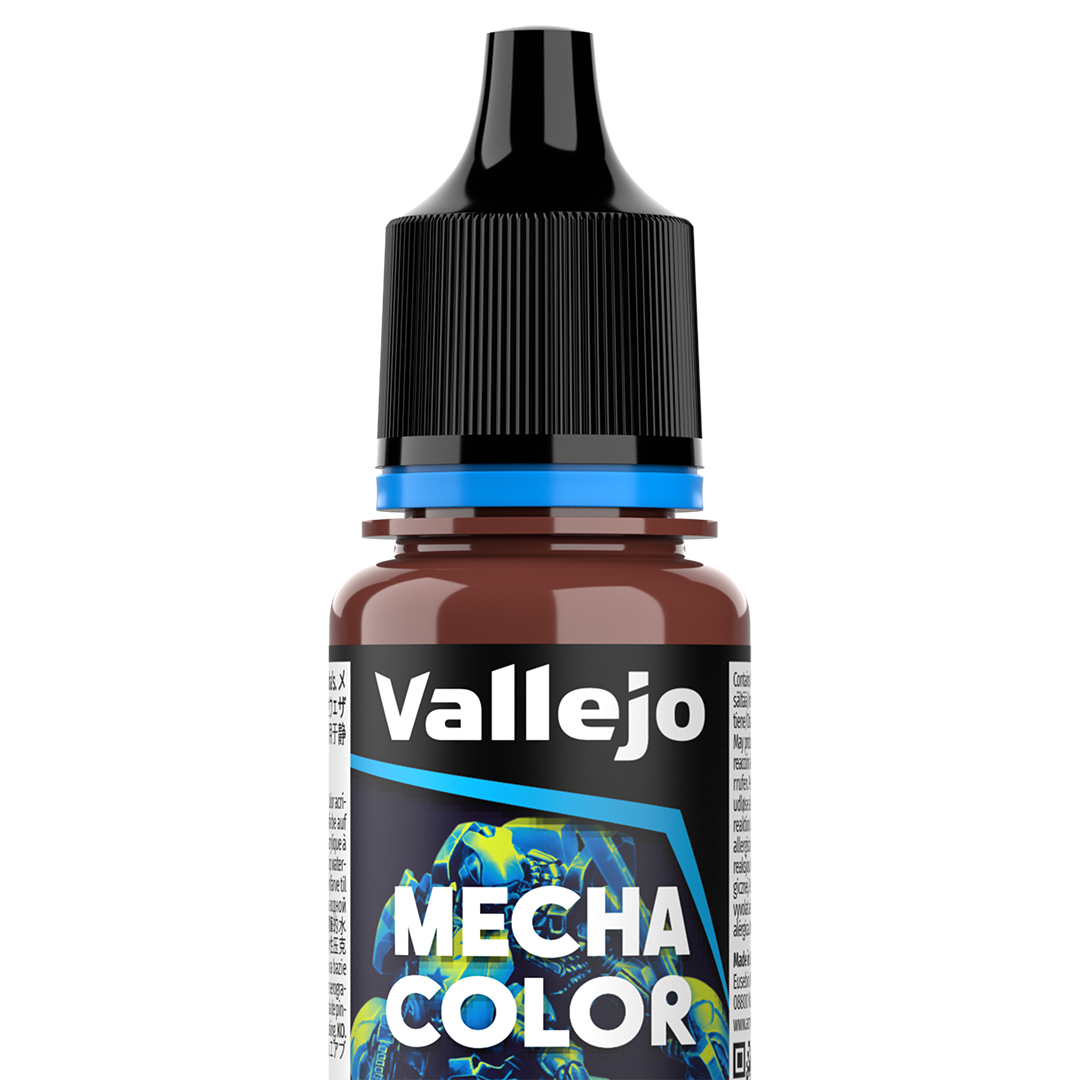 Peinture acrylique Prince August Mecha Color - flacon 18 ml - Texture rouille (mat)